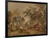 'La Grande Pastorale, No. 602', (Pastoral Scene), c1740-1770, (1913)-Gilles Demarteau-Framed Giclee Print