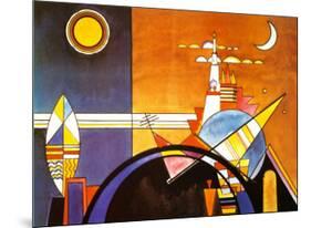 La Grande Piazza a Kiev-Wassily Kandinsky-Mounted Art Print