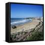 La Grande Plage, Biarritz, Aquitaine, France, Europe-Stuart Black-Framed Stretched Canvas