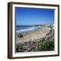 La Grande Plage, Biarritz, Aquitaine, France, Europe-Stuart Black-Framed Photographic Print