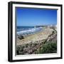 La Grande Plage, Biarritz, Aquitaine, France, Europe-Stuart Black-Framed Photographic Print