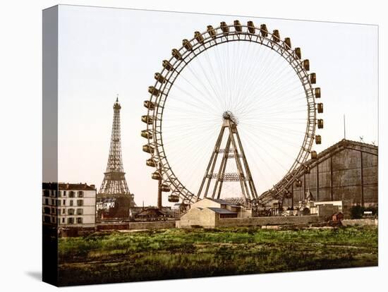 La Grande Roue, Paris-null-Stretched Canvas