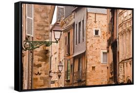 La Grande Rue in the Old City of Le Mans, Sarthe, Pays De La Loire, France, Europe-Julian Elliott-Framed Stretched Canvas