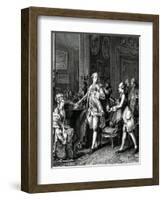 La Grande Toilette, C.1780-Jean Michel the Younger Moreau-Framed Giclee Print