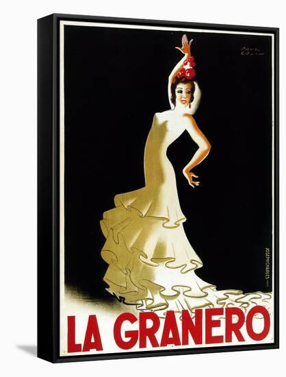 La Granero Theater-Lantern Press-Framed Stretched Canvas