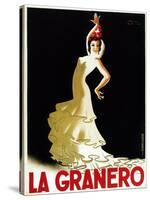 La Granero Theater-Lantern Press-Stretched Canvas