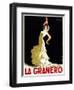 La Granero Theater-Lantern Press-Framed Art Print