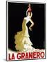 La Granero Theater-Lantern Press-Mounted Art Print