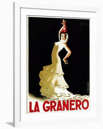 La Granero Theater-Lantern Press-Framed Art Print