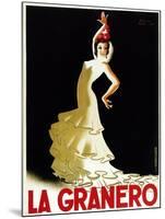 La Granero Theater-Lantern Press-Mounted Art Print