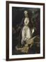La Grèce sur les ruines de Missolonghi-Eugene Delacroix-Framed Giclee Print