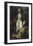 La Grèce sur les ruines de Missolonghi-Eugene Delacroix-Framed Giclee Print