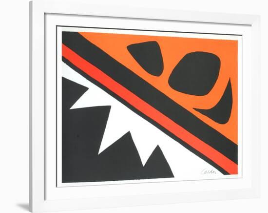 La Grenouille et la Scie-Alexander Calder-Framed Art Print