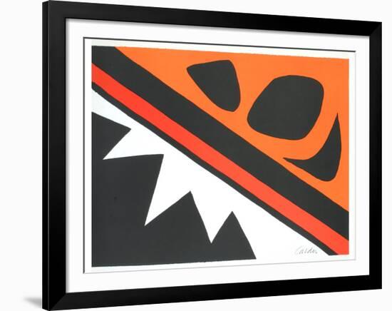 La Grenouille et la Scie-Alexander Calder-Framed Art Print