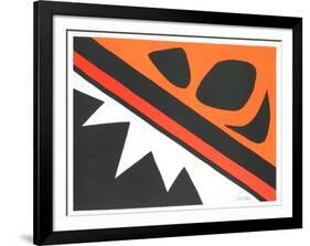 La Grenouille et la Scie-Alexander Calder-Framed Art Print