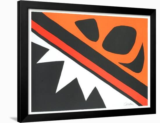 La Grenouille et la Scie-Alexander Calder-Framed Art Print