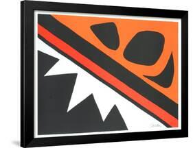 La Grenouille et la Scie-Alexander Calder-Framed Art Print