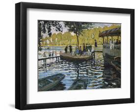 La Grenouillere, 1869-Claude Monet-Framed Art Print