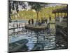 La Grenouillere, 1869-Claude Monet-Mounted Art Print