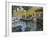 La Grenouillere, 1869-Claude Monet-Framed Art Print