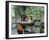 La Grenouillere, 1869-Pierre-Auguste Renoir-Framed Art Print