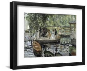 La Grenouillere, 1869-Pierre-Auguste Renoir-Framed Giclee Print