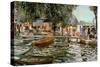 La Grenouillere, 1869-Pierre-Auguste Renoir-Stretched Canvas