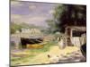 La Grenouillere, 1871/72-Pierre-Auguste Renoir-Mounted Giclee Print