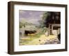 La Grenouillere, 1871/72-Pierre-Auguste Renoir-Framed Giclee Print