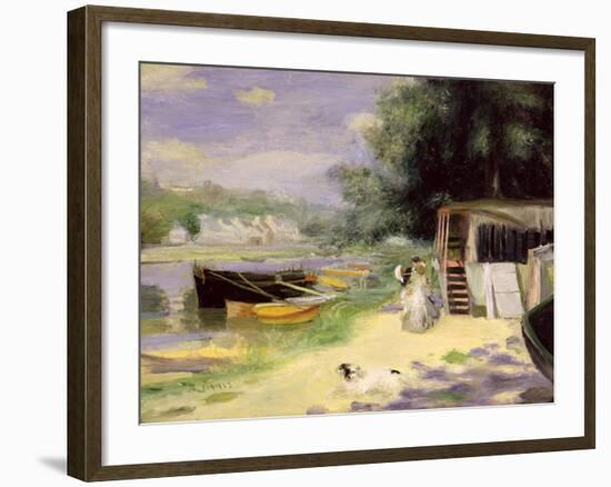 La Grenouillere, 1871/72-Pierre-Auguste Renoir-Framed Giclee Print