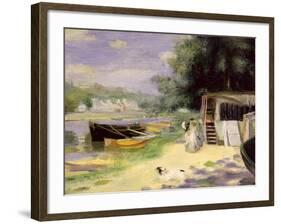 La Grenouillere, 1871/72-Pierre-Auguste Renoir-Framed Giclee Print