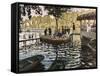 La Grenouillere-Claude Monet-Framed Stretched Canvas