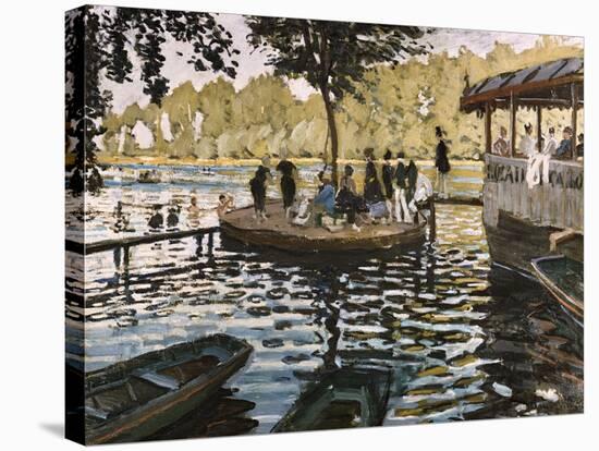 La Grenouillere-Claude Monet-Stretched Canvas