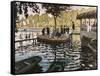 La Grenouillere-Claude Monet-Framed Stretched Canvas