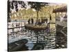 La Grenouillere-Claude Monet-Stretched Canvas