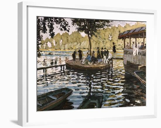 La Grenouillere-Claude Monet-Framed Giclee Print