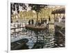 La Grenouillere-Claude Monet-Framed Giclee Print