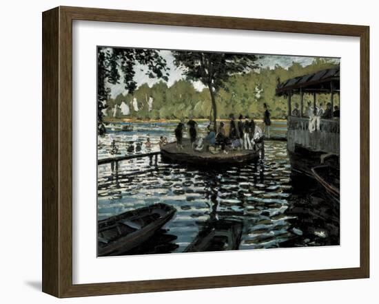 La Grenouillère-Claude Monet-Framed Art Print