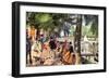 La Grenouillere-Pierre-Auguste Renoir-Framed Premium Giclee Print