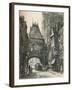 La Grosse Horloge, Rouen, C19th Century. (1925)-William Renison-Framed Premium Giclee Print