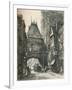 La Grosse Horloge, Rouen, C19th Century. (1925)-William Renison-Framed Giclee Print