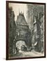 La Grosse Horloge, Rouen, C19th Century. (1925)-William Renison-Framed Giclee Print