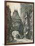 La Grosse Horloge, Rouen, C19th Century. (1925)-William Renison-Framed Giclee Print