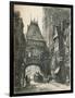 La Grosse Horloge, Rouen, C19th Century. (1925)-William Renison-Framed Giclee Print