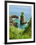 La Grotta On Island Corfu-kirilstanchev-Framed Art Print