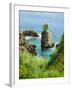 La Grotta On Island Corfu-kirilstanchev-Framed Art Print