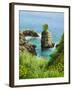 La Grotta On Island Corfu-kirilstanchev-Framed Art Print