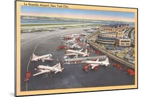 La Guardia Airport, New York-null-Mounted Art Print