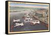 La Guardia Airport, New York-null-Framed Stretched Canvas