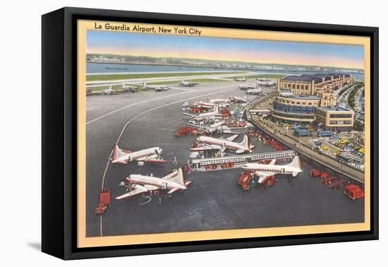 La Guardia Airport, New York-null-Framed Stretched Canvas